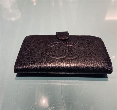 old chanel wallet with lock|pre owned Chanel wallet.